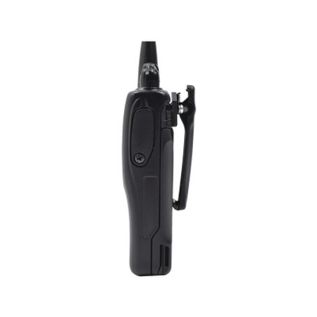 Radio Portátil Uhf 440480 Mhz Práctico Y Ligero Milstd810 16 Canales Dtmf Ip54 Vox Scan Incluye Antena Bateria Cargador Y Clip