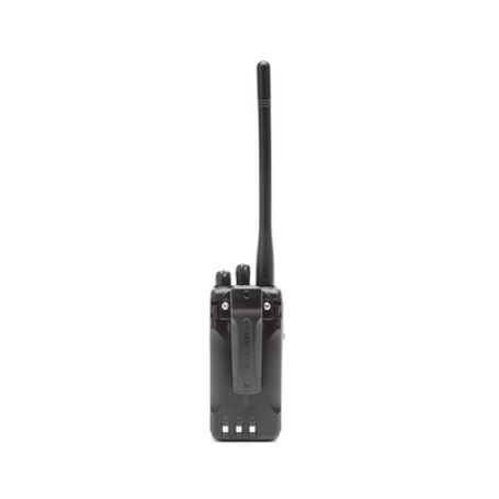Radio Portátil Vhf 136174 Mhz Práctico Y Ligero Milstd810 16 Canales Dtmf Ip54 Vox Scan Incluye Antena Bateria Cargador Y Clip