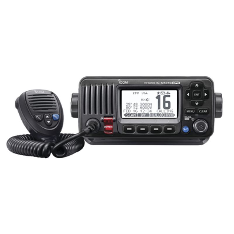 Radio Vhf Móvil Marino Función De Cancelación De Ruido Gps Interconstruido Salida De Potencia De 10w Bocina Manual Elimina Resid