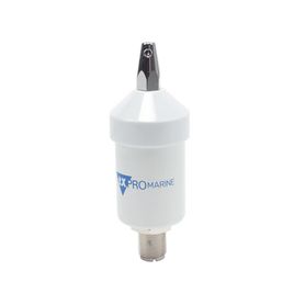 antena marina vhf en látigo de acero inoxidable en rango de 156 a 163 mhz incluye cable de 45 m con conectores pl259 instalados