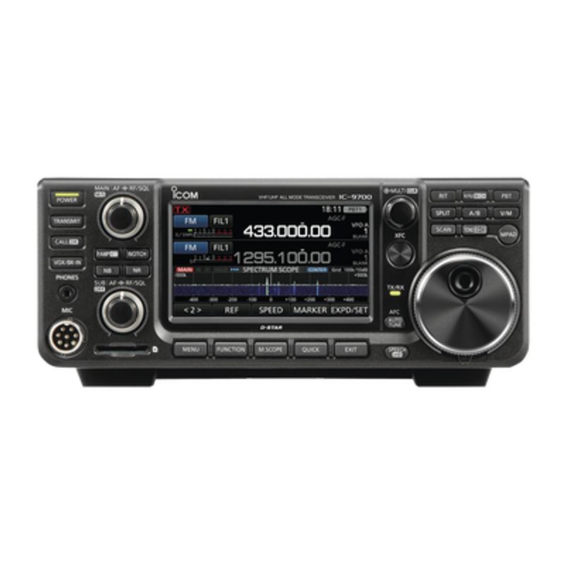Radio Movil Tribanda Dstar  Vhf / Uhf (144 430/440 1200 Mhz) Potencia 100w De Potencia Pantalla Táctil A Color De 4.3 
