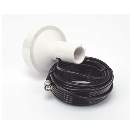 Antena Marina De Gps Con Conector Sma Macho En Frecuencia 1575.42 Mhz De 28 Dbi. Incluye Soporte Rotativo