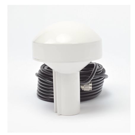Antena Marina De Gps Con Conector Sma Macho En Frecuencia 1575.42 Mhz De 28 Dbi. Incluye Soporte Rotativo