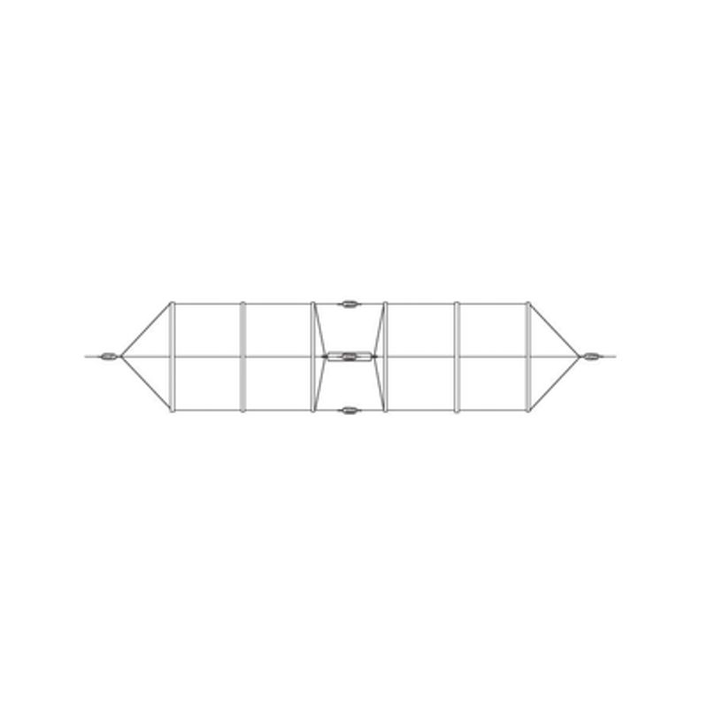 Antena Base Dipolo Modelo 912 Para Hf 230 Mhz.