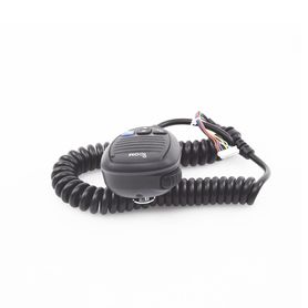 micrófono color negro con conector de peineta para radios icm424 y  icm506 78354