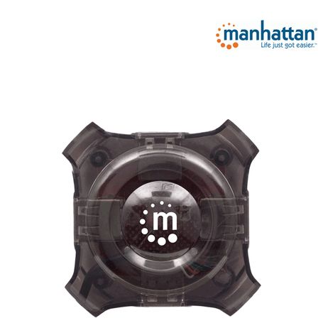 Manhattan 162272  Mini Usb De 4 Puertos Que Proveen Energia/ Soporta Especificaciones Usb 1.1/ Soporta Dispositivos Y Puertos Us