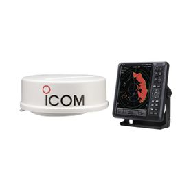 sistema de radar con antena tipo domo de 4 kw a 36 nm y pantalla a color mr1220e de 121 