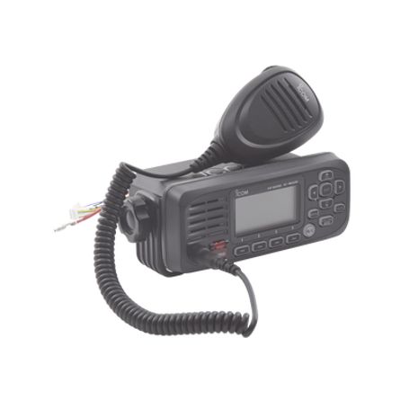 Radio Móvil Marino Icom Tx 156.025157.425mhz Rx 156.050163.275mhz 25w De Potencia Sumergible Ipx7 Incluye Micrófono Cable De Ali