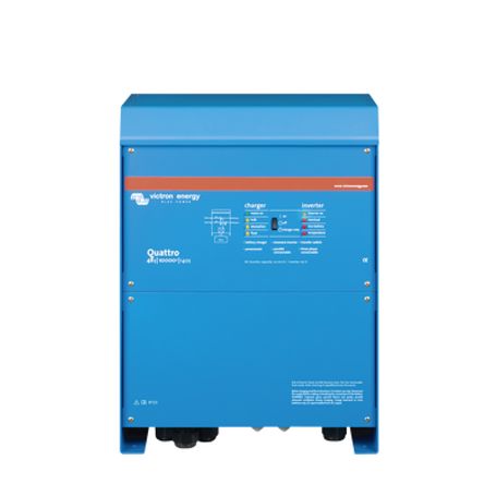 Quattro 48/10000/140100/100 / Inversor Cargador De Onda Pura / Entrada 48 Vcc / Salida 8000 W 120 Vca  60 Hz