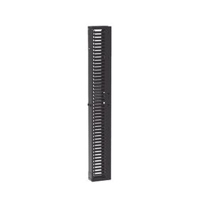 organizador vertical patchrunner™ sencillo solo frontal para rack abierto de 45 unidades 6 in de ancho color negro189275