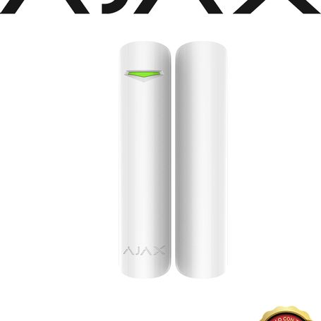 Ajax  Doorprotectplusw  Detector De Apertura Vibración E Inclinación Inalámbrico. Color Blanco