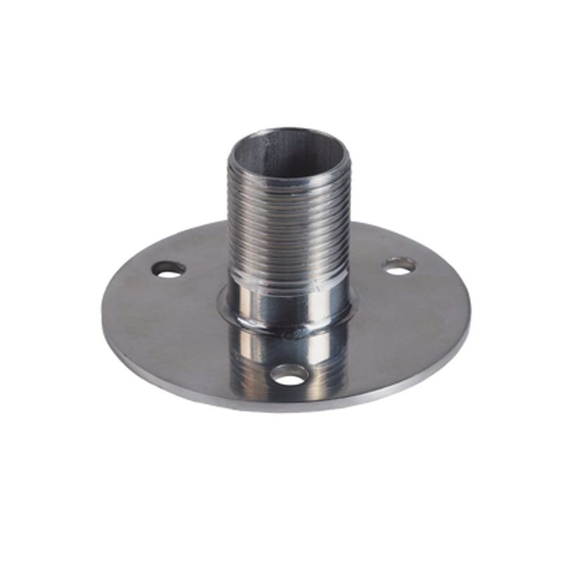 Montaje Recto De 1 Acero Inoxidable Base Con Brida