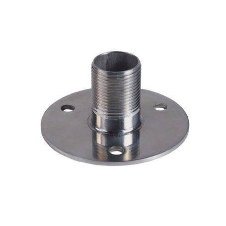 Montaje Recto De 1 Acero Inoxidable Base Con Brida