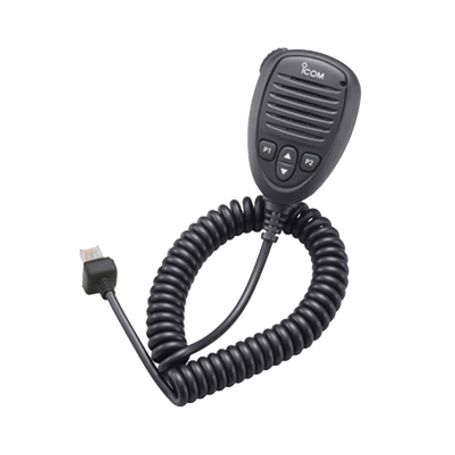 micrófono de mano con botones incluidos arribaabajo para radio móvil aéreo ica120
