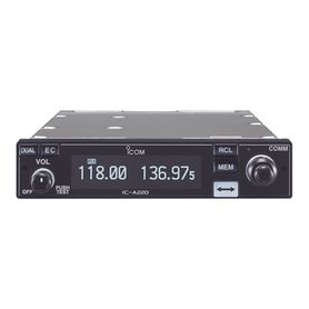 radio móvil aéreo en rango de frecuencia 118000136975 mhz cuenta con 20 canales regulares y 50 canales de memoria78215