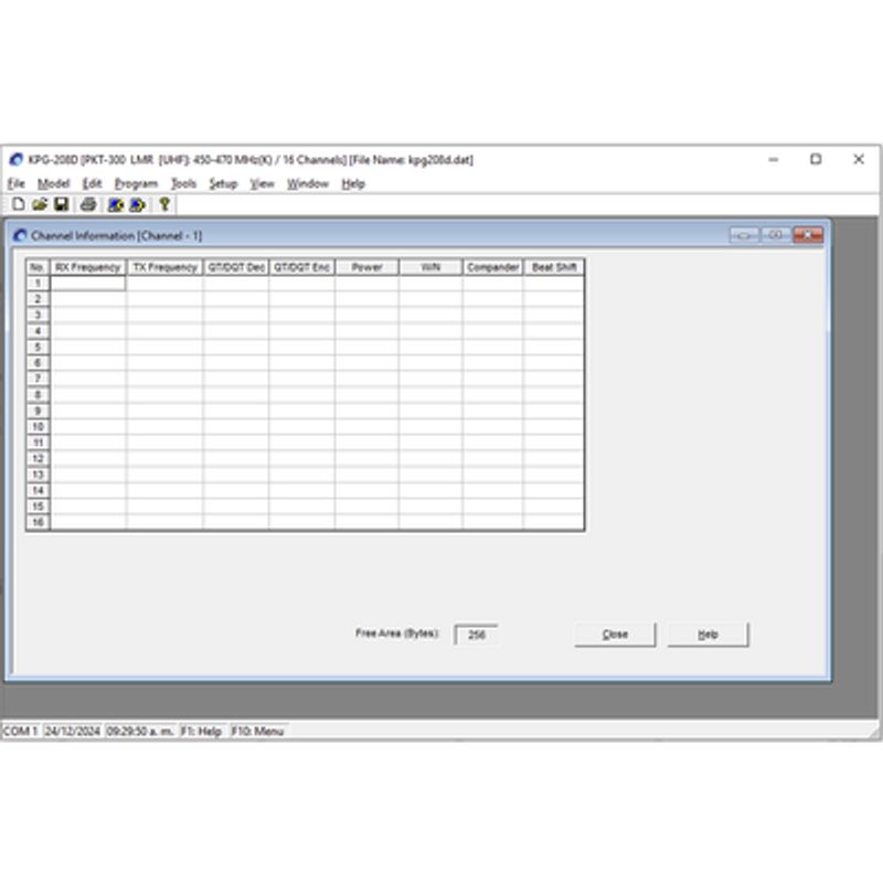 Software De Programación Para Radios Pkt300