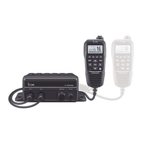 radio móvil marino en tipo caja negra con un micrófono remoto command mic incluido  tx156025157425mhz rx156050163275mhz  canale