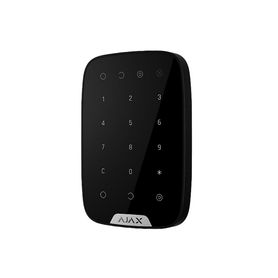 ajax keypadb  teclado táctil inalámbrico con soporte de pared color negro 42393