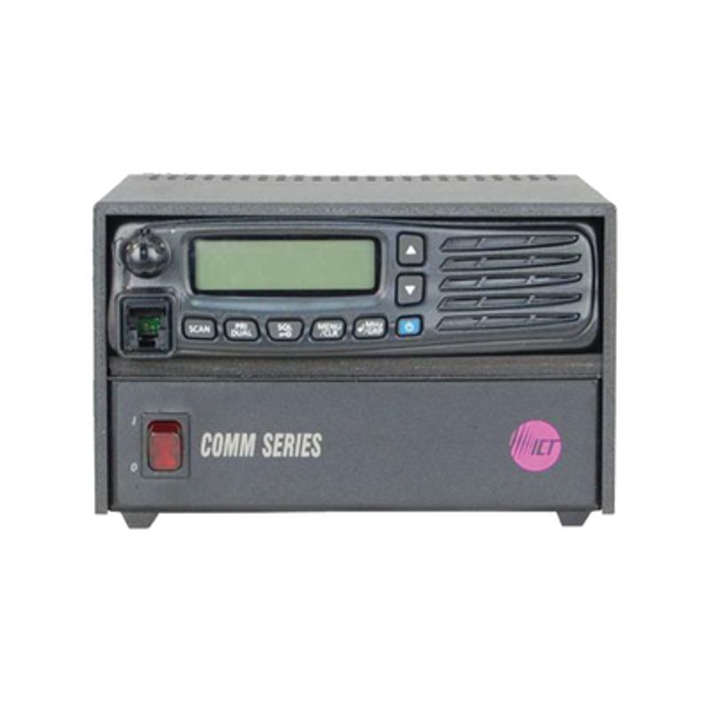 Radio Base Aéreo Ica120 Con Gabinete Y Fuente De Alimentación Incluida Rango De Frecuencia 118.000136.992 Mhz Cuenta Con 200 Can