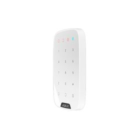 ajax keypadw  teclado táctil inalámbrico con soporte de pared color blanco42397