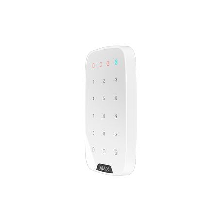 Ajax Keypadw  Teclado Táctil Inalámbrico Con Soporte De Pared. Color Blanco