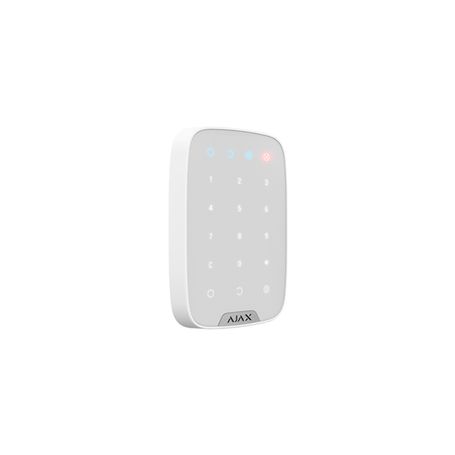 Ajax Keypadw  Teclado Táctil Inalámbrico Con Soporte De Pared. Color Blanco