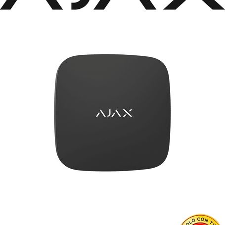 Ajax Leaksprotect B  Detector De Inundaciones Inalámbrico. Color Negro  