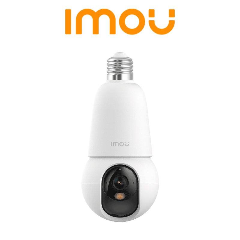 IMOU BulbCam 5MP (IPC-K6C-5H1WEB-E27-imou)- Cámara de 5Megapixeles/ Disuasión activa/ Modo privacidad/ Detección de humanos