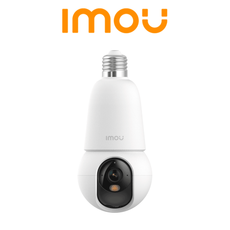 IMOU BulbCam 5MP (IPC-K6C-5H1WEB-E27-imou)- Cámara de 5Megapixeles/ Disuasión activa/ Modo privacidad/ Detección de humanos