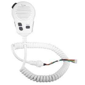 micrófono color blanco para radios icm324324g  