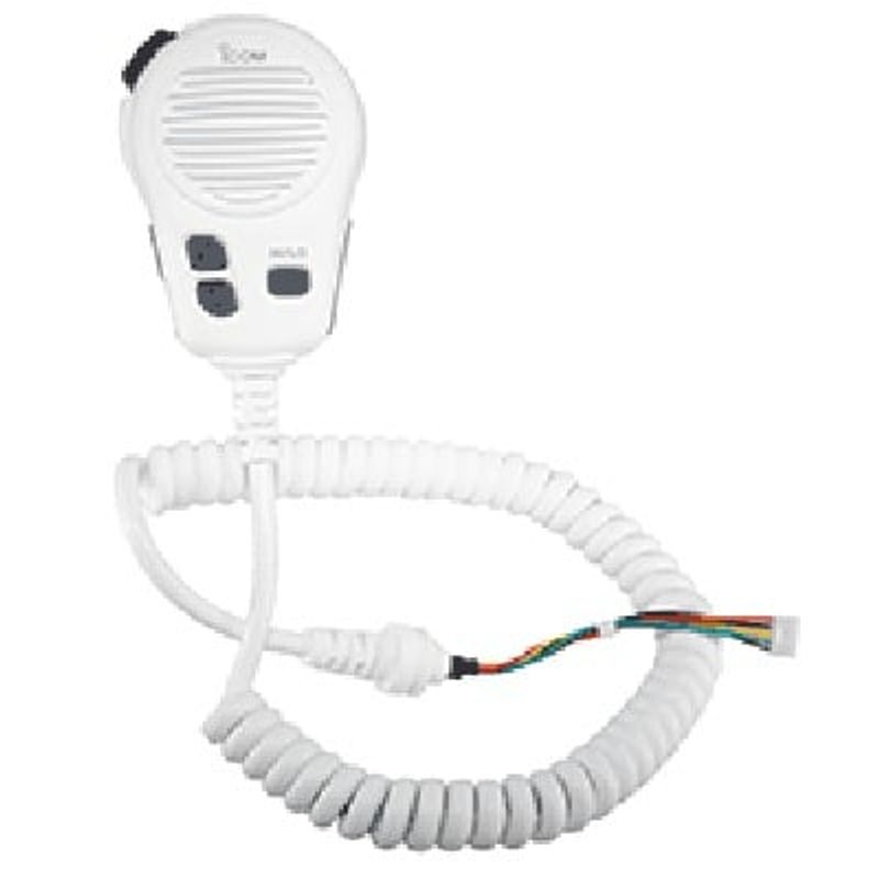 Micrófono Color Blanco Para Radios Icm324/324g  
