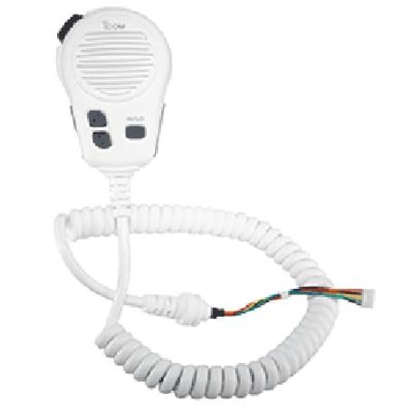 micrófono color blanco para radios icm324324g  