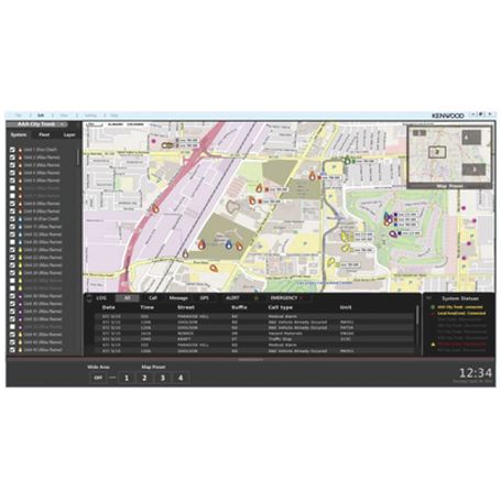 Software Base Para Gestión De Radios Kenwood. Req. Licencias De Despacho Gps Grabación De Llamadas 100 Ip Emergencias Mensajeria