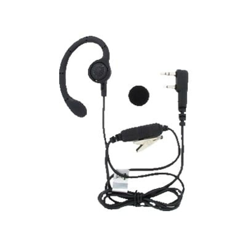 Micrófono De Solapa Con Audifono Estilo Gancho Nx1200 Nx1300 Nx3220 Nx3320 Nx240 Nx340 Tk2312 Tk3312 Tk2402 Tk3402 Tk2000 Tk3000