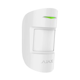 ajax motionprotect plusw  detector de movimiento inalámbrico microondas e infrarrojo color blanco42429