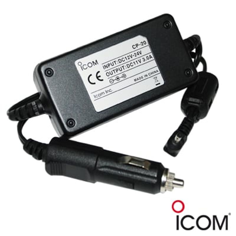 Adaptador Vehicular Con Conexión A Entrada De Encendedor Para Cargar Radios Ica6/ Ica24 Ica25