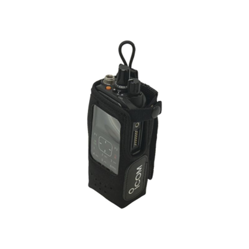 Funda De Nylon Con Clip Metálico Para Radio Icf3400/4400ds Con Display Sin Teclado Dtmf 