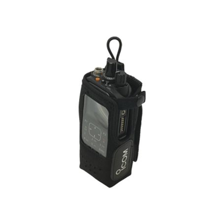 funda de nylon con clip metálico para radio icf34004400ds con display sin teclado dtmf 142898