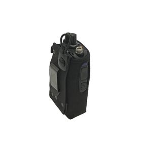 funda de nylon con clip metálico para radio icf34004400ds con display sin teclado dtmf 142898