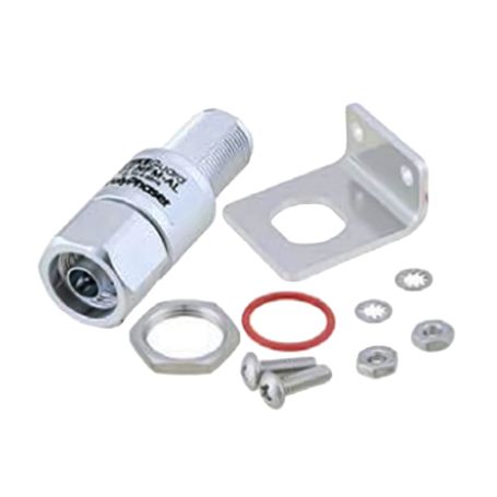 protector rf coaxial de tubo de gas para dc a 6 ghz con conectores n hembra y n macho garantia de 10 anos