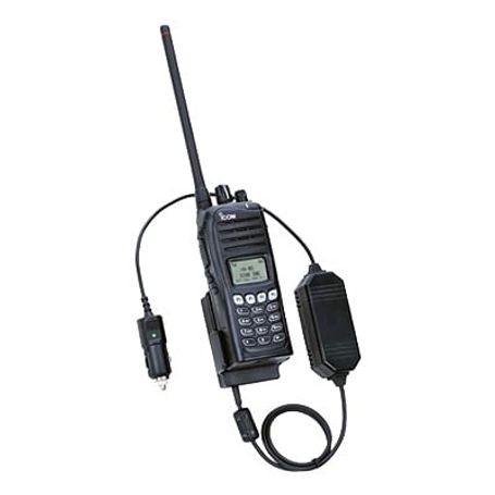 Cargador Vehicular Para Radios Serie Icf3161/4161/ds/dt Y Icf3261/4261/ds/dt Con Baterias Bp232n H Wp