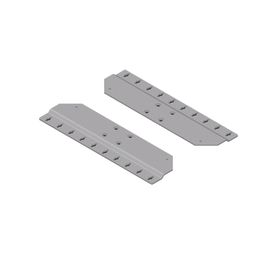 montaje de pared para gabinetes comline de aluminio color gris 