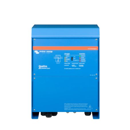 Quattro 48/10000/140100/100 230v / Inversor Cargador De Onda Pura / Entrada 48 Vcc / Salida 8000 W 230 Vca  60 Hz