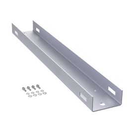 montaje de poste para gabinetes osp comline de 1200 mm de alto 25 ur de aluminio color negro
