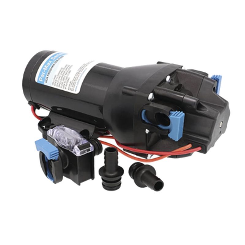 Bomba Controlada Por Presión Par Max Hd 4 A 24 Vca Alta Presión 40 Psi 15 Lpm / 4 Gpm
