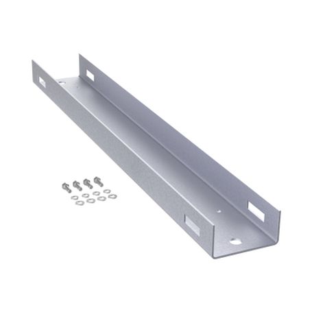 montaje de poste para gabinetes osp comline de 900 mm de alto 18 ur de aluminio color negro