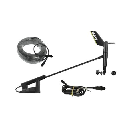 sensor de viento de alta precisión disenado para obtener datos en todos los puntos de vela y eslora con cable de conexión de 35