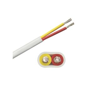rollo de cable plano grado marino calibre 12 de 2 conductores rojo y amarillo de 100 pies 3048 m