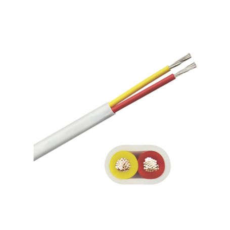 Rollo De Cable Plano Grado Marino Calibre 14 De 2 Conductores (rojo Y Amarillo) De 500 Pies (152.4 M). De 2 Conductores (rojo Y 