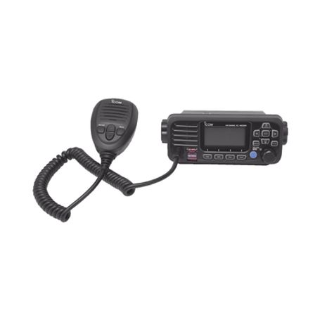 radio móvil marino icom color negro clase d dsc tx 156025  157425 mhz rx 156050  163275 mhz sin gps interconstruido 25w de pote